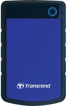 Transcend StoreJet 25H3B 1TB Rubber Grey/Blue
